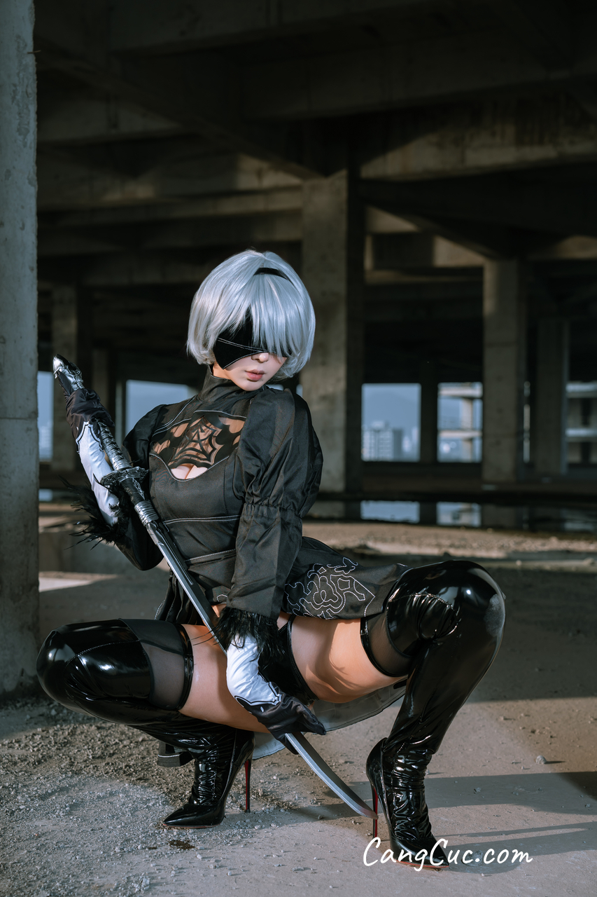 Coser@云溪溪 (Yunx1x1) & 奶桃 – 2B本 YoRHa No.2 Type B 下 ảnh 158